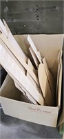 Box of Thin Plywood & Laminate