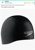 Speedo Unisex-Adult Swim Cap Silicone Aqua V