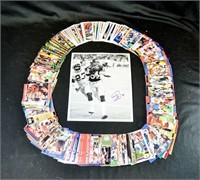 CARTER SIGNED PHOTO + NFL FOOTBALL CARDS MIX