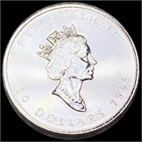 1995 $50 Canadian Platinum Round GEM PROOF