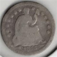 1855-O Seated Half Dime