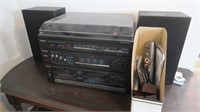 Panasonic CD/Record Player w/Speakers &