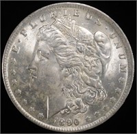 1890-O MORGAN DOLLAR AU/BU