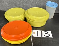 3 Tupperware Containers w Lids