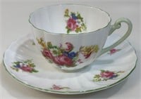 NICE SHELLEY CUP & SAUCER WITH ROSES
