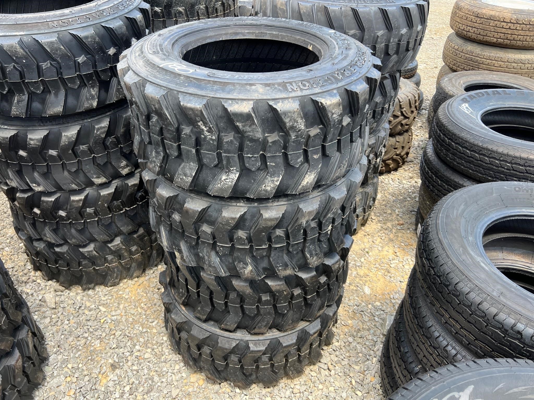 4 Unused 12-16.5 Skid Steer Tires