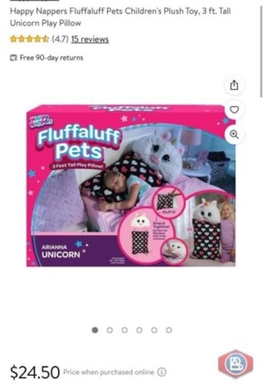 New 23 pcs; Happy Nappers Fluffaluff Pets