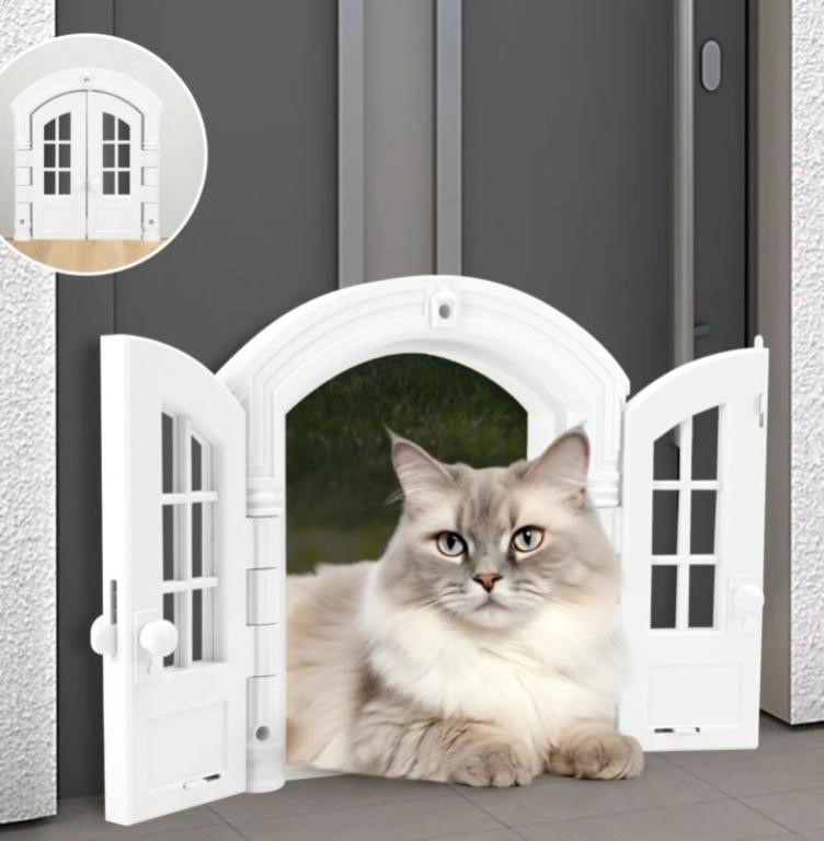 Qweryboo Portal French Cat Door  Window