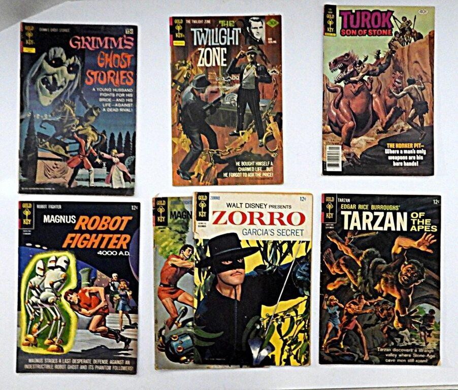 (7) VINTAGE GOLD KEY COMICS - GREAT MIX