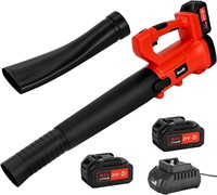 Cordless Leaf Blower  2×4.0Ah Battery Charger 6-Sp