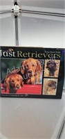 Just retrievers by Chuck Petrie hardcover book,