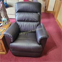 Leather Recliner nice matches 9