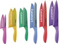Multi-Color Soft-Grip Stainless 12-Piece Knife Set