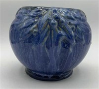 Vintage Cobalt Blue McCoy 'Leaves & Berries' Vase