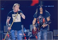 Guns N Roses Slash Autograph Photo