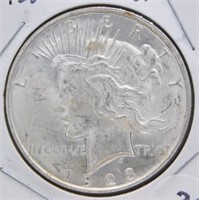 1923-D Peace Silver Dollar CH+.
