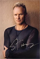 Sting Photo Autographed Autograph