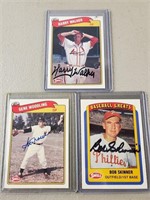 3ct Swell Signed Baseball Cards