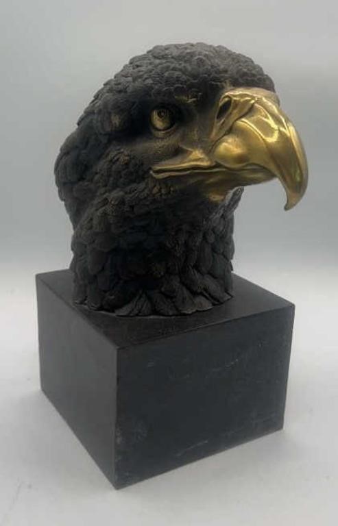 Bronze Sculpture Eagle Head Statue
