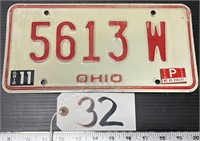 1980 Ohio License Plate