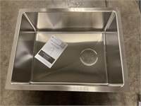 23" Stainless Undermount Kitchen Sink w/ Faucet
