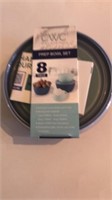 New 8 pc mini mixing bowls with lids