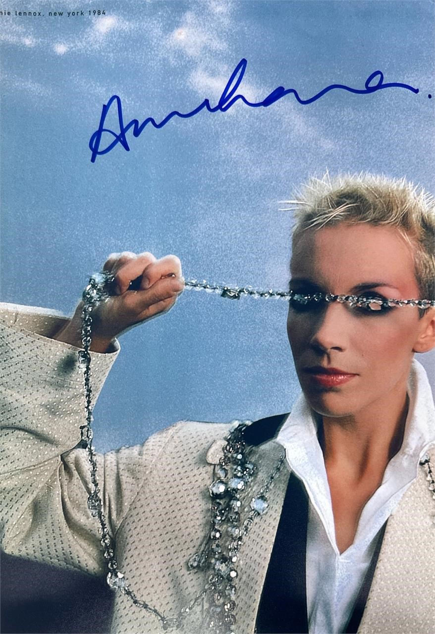 Autograph COA Signed Annie Lennox Photo