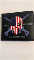 New 2nd Amendment leather wallet