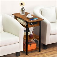 Lerliuo End Table w/ Charging