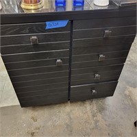 G329 Black Cabinet w drawers