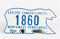 CANADA'S ARCTIC  N.W.T. LICENSE PLATES / NOS