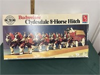 Vintage AMT Budweiser Clydesdale 8 Horse Model