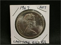 1967 Canada Silver Dollar