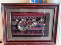 Framed Ceremonial Dagger
