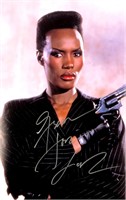 Grace Jones Autograph Poster James Bond