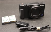 Sony Zeiss ZV-1 W/ 2 Batteries No Charger