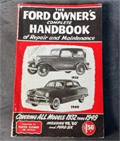1949 FORD OWNERS HANDBOOK 1932-1949
