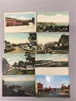 Lot of eight Ports Stanley postcards.