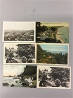 Lot of six Port Stanley postcards.