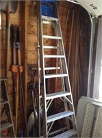 8 Foot aluminum step ladder