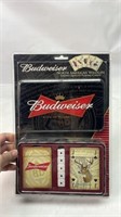 Budweiser cards and dice set