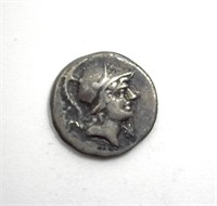 76 BC Rustia I XF+ Denarius