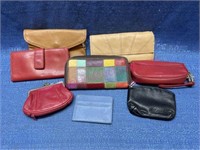 (8) Leather wallets