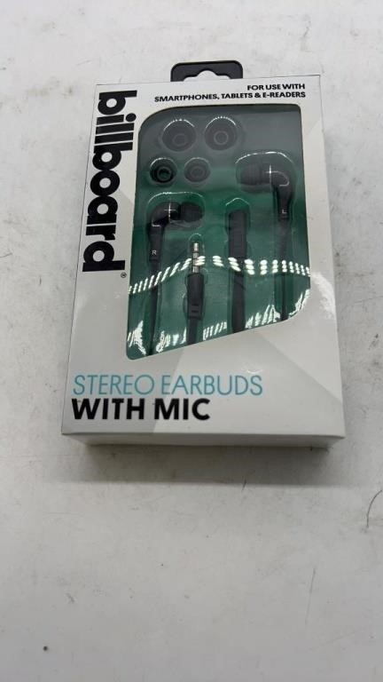 billboard stereo earbuds with mic