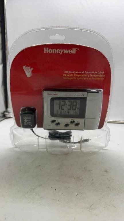 honeywell temperature and projection clock