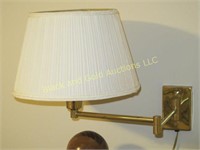 Lot of 2 wall hung bedside lamp, 12"