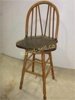 Wooden Barstool