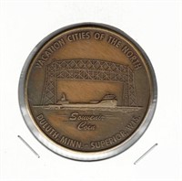 Duluth MN - Superior WI Souvenir Coin - Vista