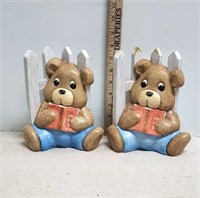 Plaster  Pairs Book Ends