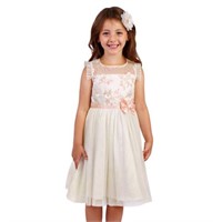 Jona Michelle Toddler's 2T Short Sleeve Dress,